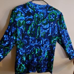 Vintage Jakeline Designs Sequined Jacket